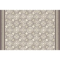 Ковровая дорожка на войлоке "Графит цветком"