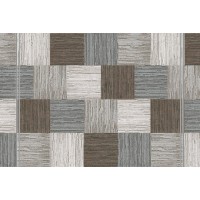 Ковровая дорожка на войлоке "Плитка серо-коричневая"