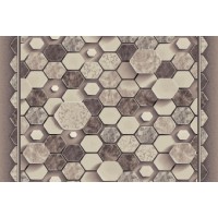 Ковровая дорожка на войлоке "Соты"