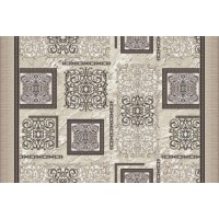 Ковровая дорожка на войлоке "Узор серо-коричневый"