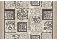 Ковровая дорожка на войлоке "Узор серо-коричневый"