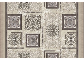 Ковровая дорожка на войлоке "Узор серо-коричневый"