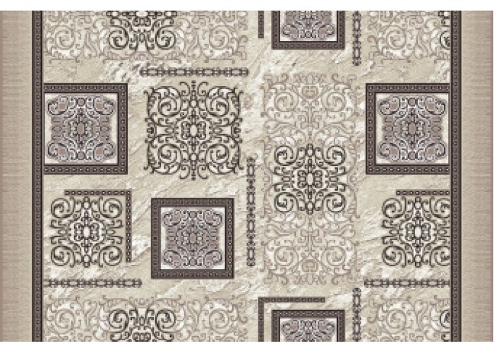 Ковровая дорожка на войлоке "Узор серо-коричневый"