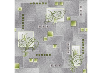 Витебский ковролин "Узор серо-зеленый"